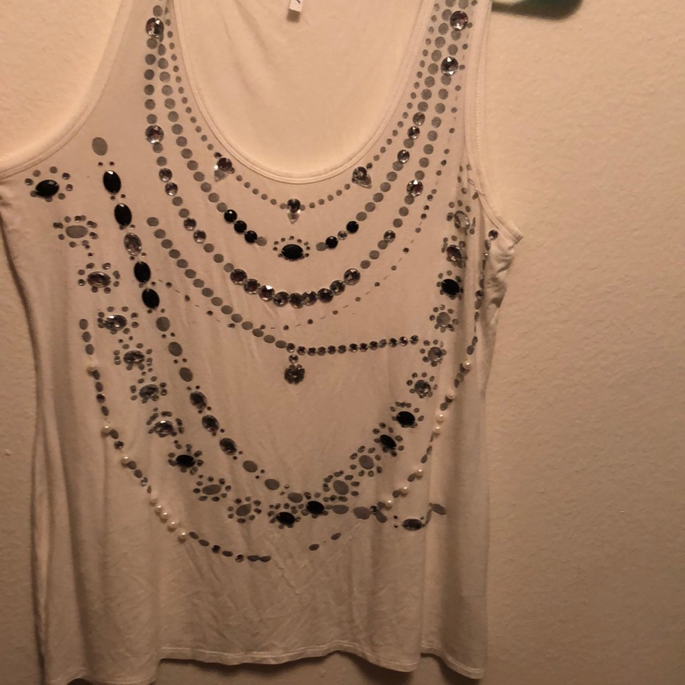 Studio Y beaded tank